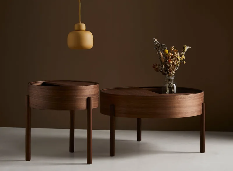 Arc Sofabord (66 cm) by WOUD in Valnød – interior photo 2 of 4