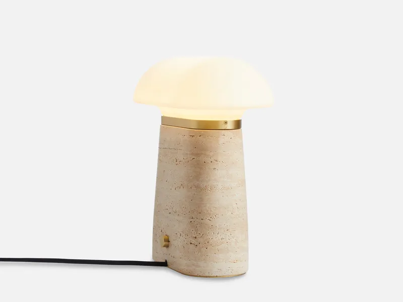 Nova Bordlampe van WOUD in Travertin – productfoto 4 van 6