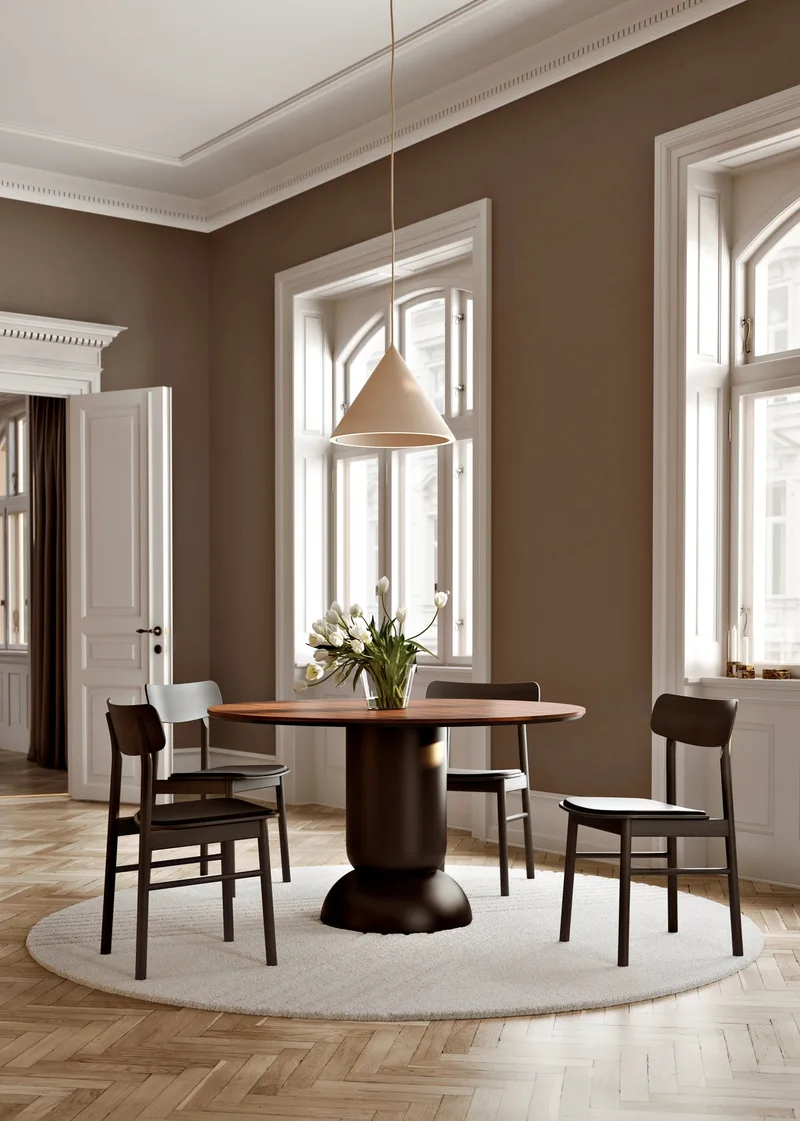 Soma Spisebordsstol by WOUD in Sort m/Læder – interior photo 2 of 4