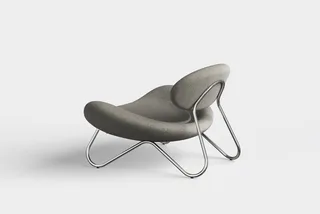Meadow Loungestol - Varm Grå/Krom by WOUD – product photo 2 of 4