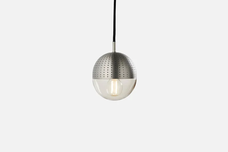 Dot Pendel (lille) by WOUD in Børstet metal finish – product photo 1 of 4