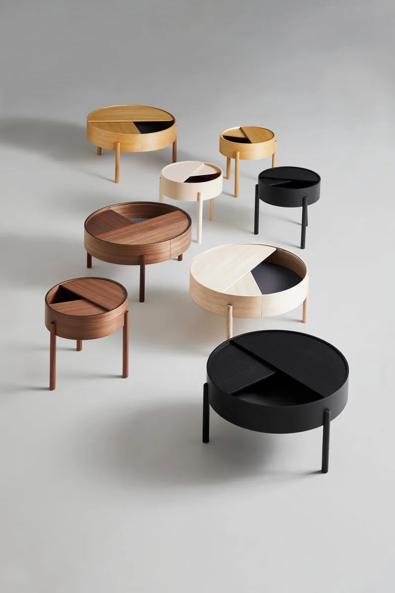 Arc Sofabord (66 cm) van WOUD in Sort – productfoto 4 van 5