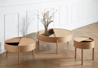 Arc Sidebord (42 cm) von WOUD in Olieret Eg – Ambientefoto 3 von 5