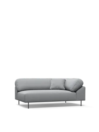Collar Open end Venstre (armlæn højre) by WOUD in Lysegrå – product photo 4 of 4