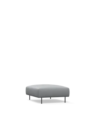 Collar Ottoman van WOUD in Lysegrå – productfoto 2 van 2