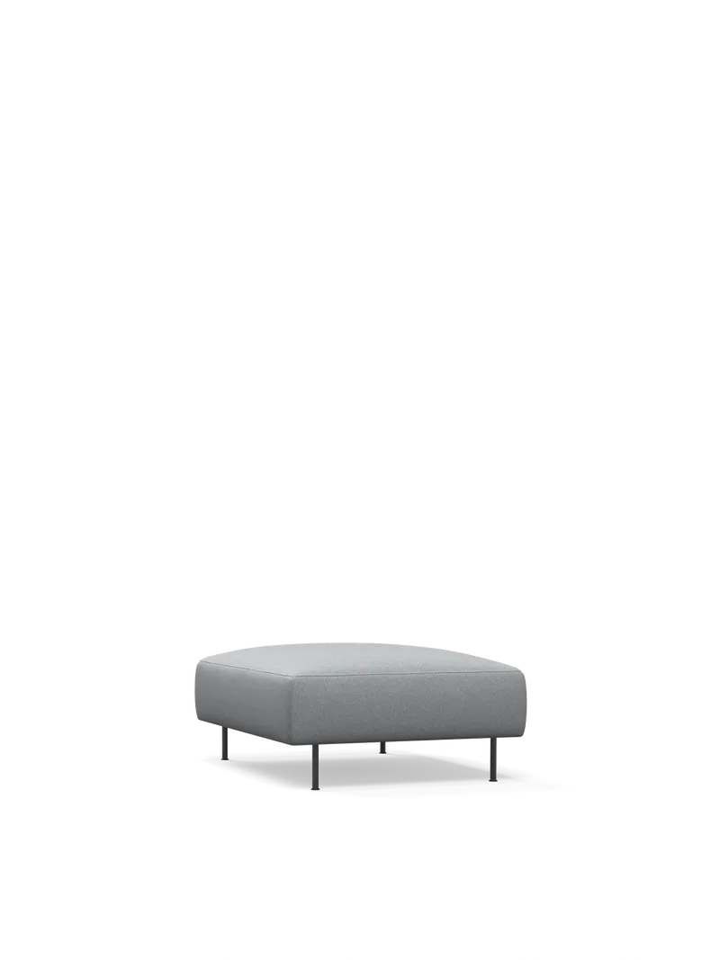 Collar Ottoman van WOUD in Lysegrå – productfoto 2 van 2