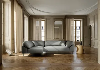 Collar Open end Venstre (armlæn højre) by WOUD in Mørkegrå – interior photo 2 of 4