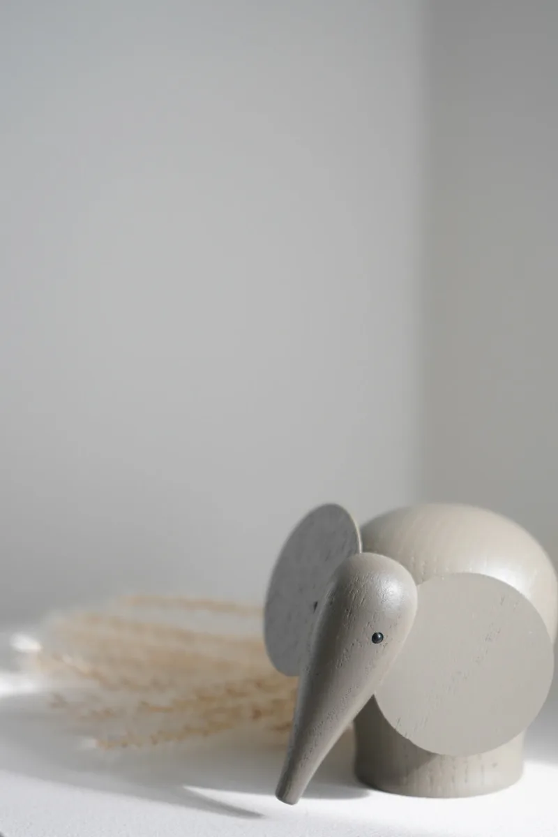 Nunu Elefant (Mellem) by WOUD in Taupe – interior photo 1 of 3
