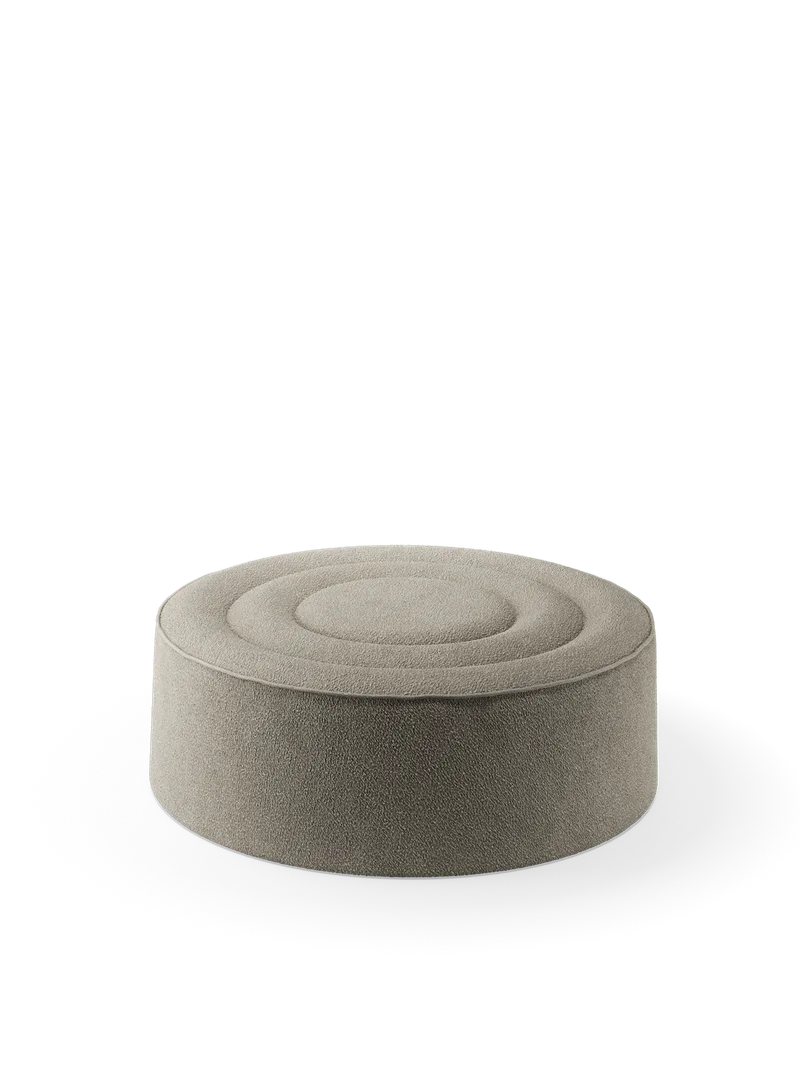 Praline Puf (Ø122 cm) - Natural bouclé by WOUD – product photo 1 of 4
