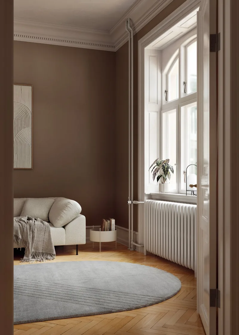 Kyoto Tæppe (210 x 340 cm) by WOUD in Grå – interior photo 1 of 2