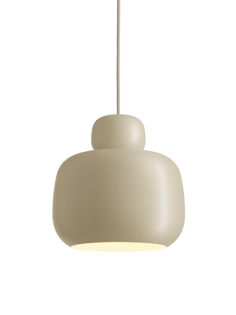 Stone Pendel (stor) von WOUD in Beige – Produktfoto 4 von 4