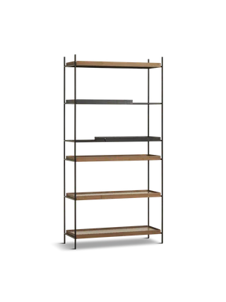 Tray Reol (Høj) - Valnød van WOUD in Style 24 – productfoto 2 van 2