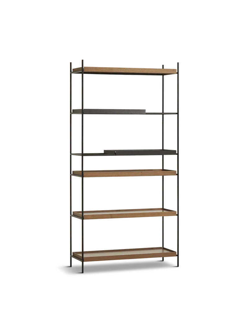 Tray Reol (Høj) - Valnød van WOUD in Style 24 – productfoto 2 van 2