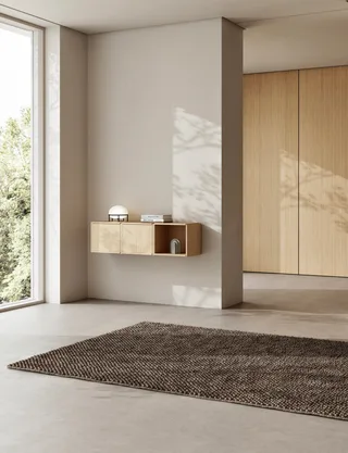 Tact Tæppe (170 x 240) von WOUD in Brun – Ambientefoto 3 von 4