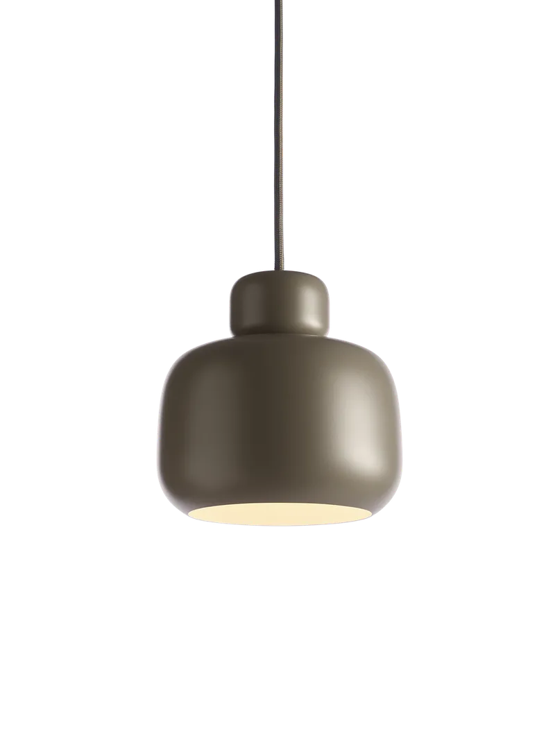 Stone Pendel (lille) by WOUD in Taupe – product photo 3 of 3
