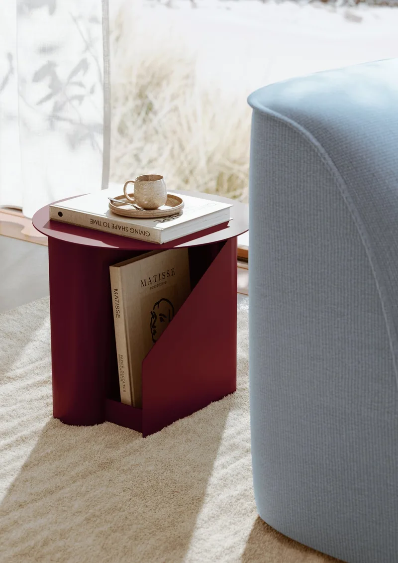 Sentrum Sidebord by WOUD in Deep red – interior photo 1 of 3