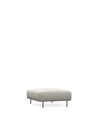 Collar Ottoman by WOUD in Råhvid bouclé – product photo 2 of 2