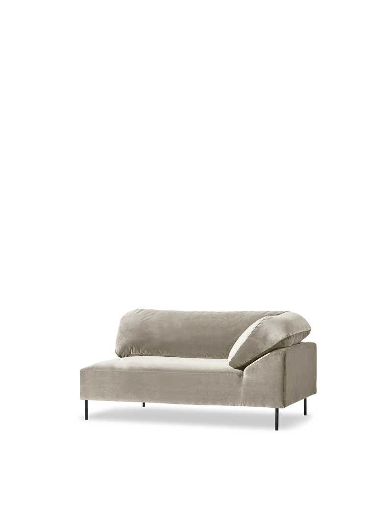 Collar Open end Venstre (armlæn højre) van WOUD in Beige – productfoto