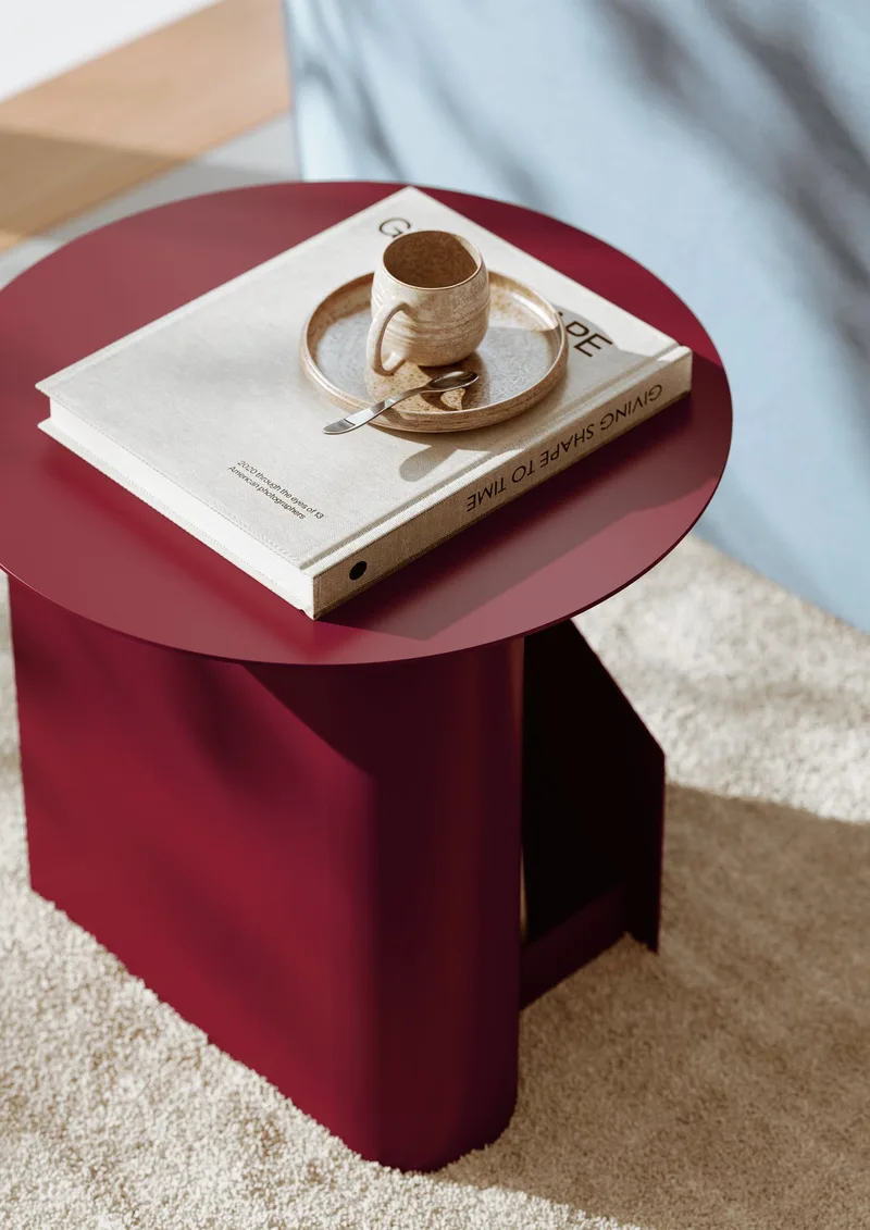 Sentrum Sidebord by WOUD in Deep red – interior photo 2 of 3