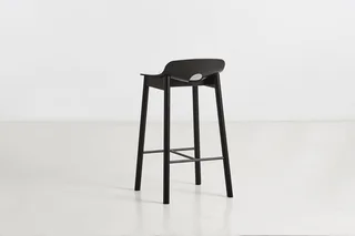 Mono Barstol (65 cm) by WOUD in Sort – product photo 2 of 5