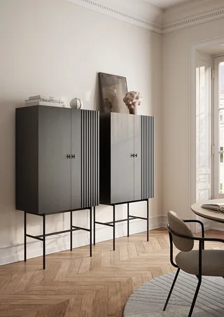 Array Kabinet (80 cm) van WOUD in Sort – sfeerfoto 4 van 4