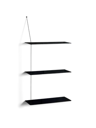 Stedge Hylde by WOUD in 60 cm, Sort metal, Sort (3 hylder) – product photo 2 of 2
