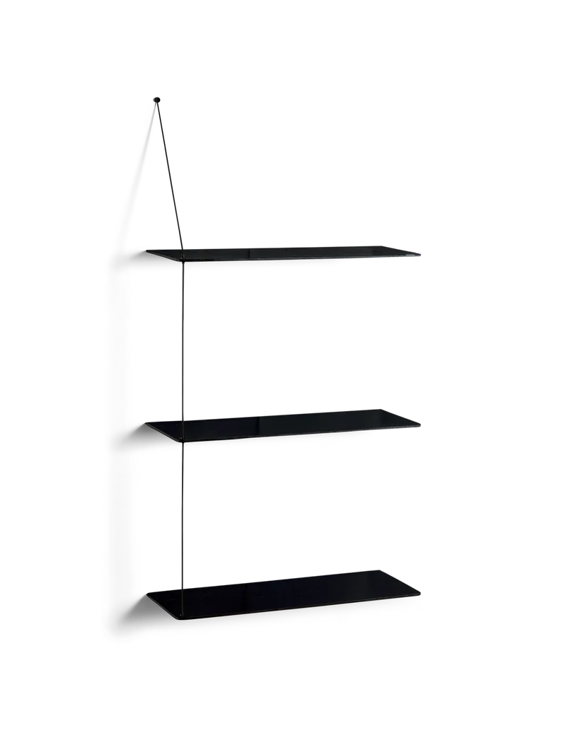 Stedge Hylde by WOUD in 60 cm, Sort metal, Sort (3 hylder) – product photo 2 of 2