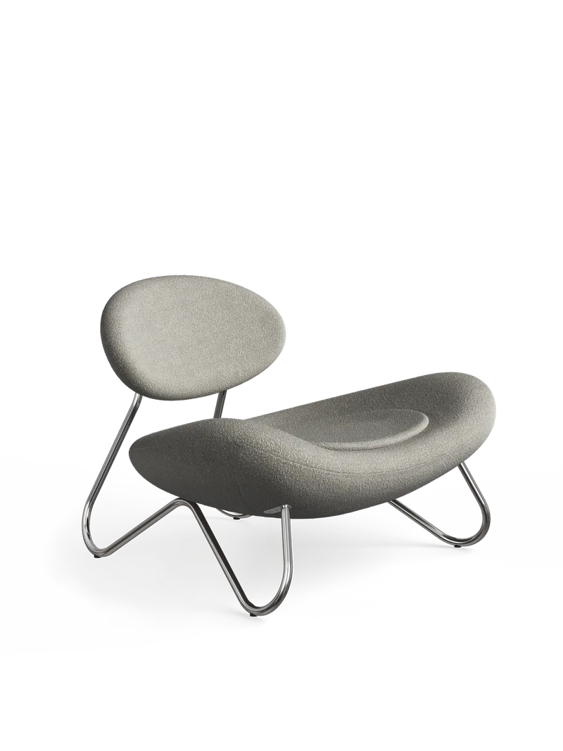 Meadow Loungestol - Varm Grå/Krom by WOUD – product photo 4 of 4