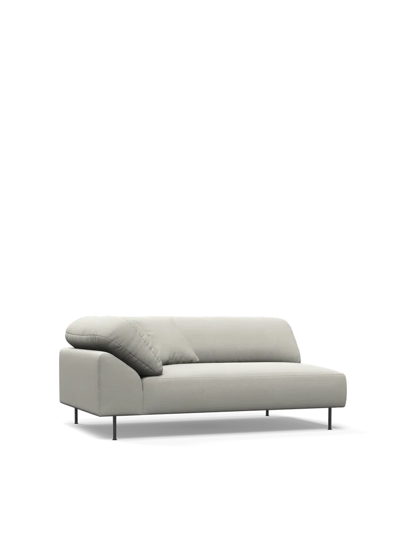 Collar Open end Højre (armlæn venstre) by WOUD in Råhvid bouclé – product photo 4 of 4
