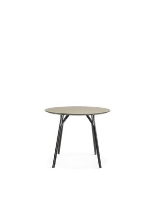 Tree Spisebord (90 cm) van WOUD in Beige/Sort – productfoto 3 van 4