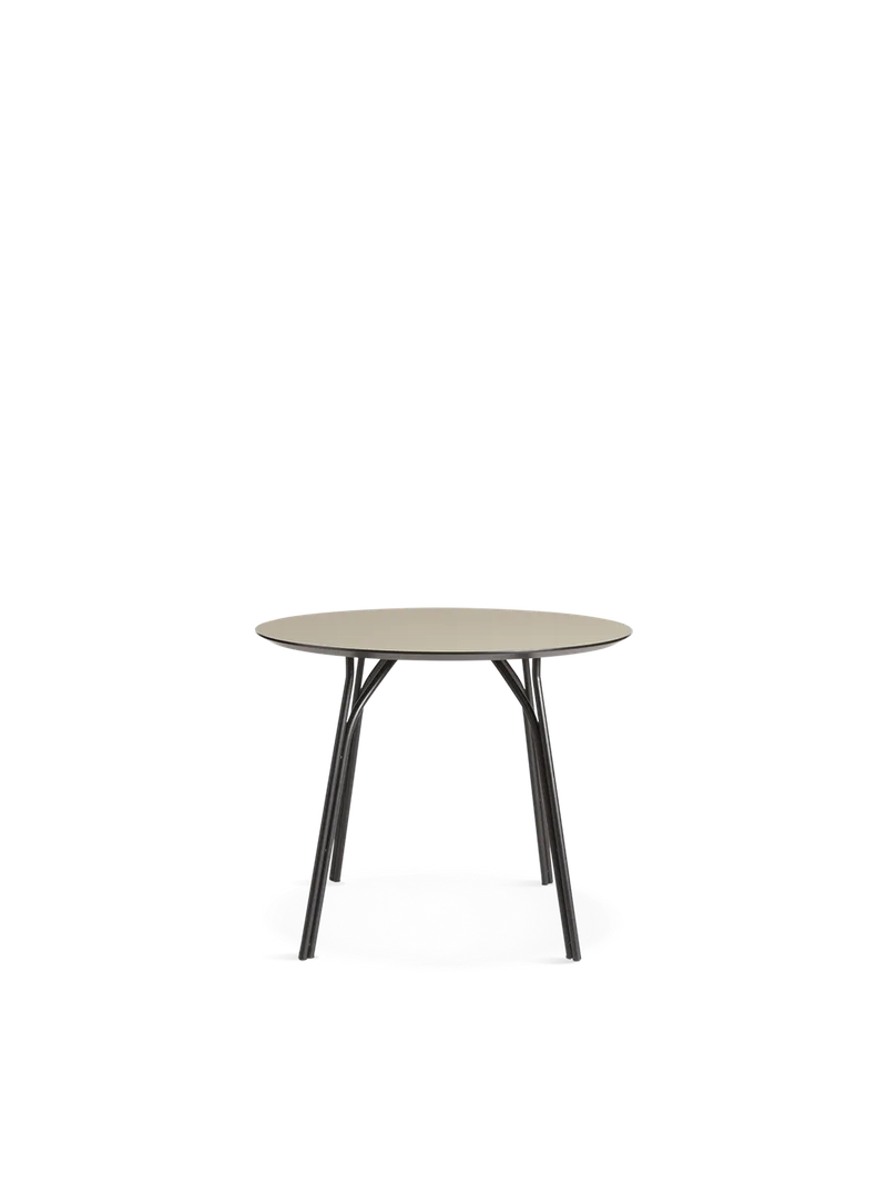 Tree Spisebord (90 cm) van WOUD in Beige/Sort – productfoto 3 van 4
