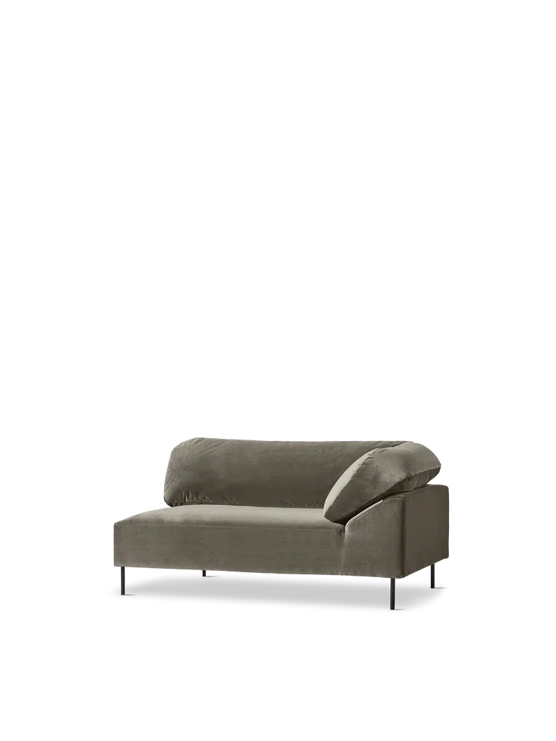 Collar Open end Venstre (armlæn højre) van WOUD in Taupe – productfoto 2 van 2