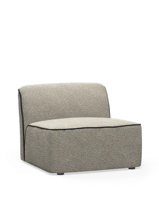 Flora Midtermodul (90 cm) by WOUD in Natural bouclé – product photo 2 of 2