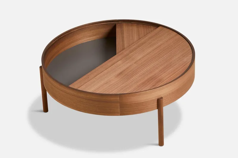 Arc Sofabord (89 cm) van WOUD in Valnød – productfoto 4 van 5