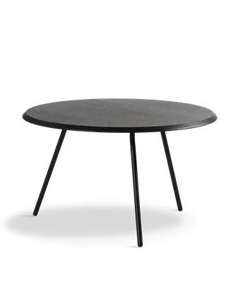 Soround Sofabord van WOUD in Sort Ask (Ø75 x H44,50) – productfoto 5 van 5
