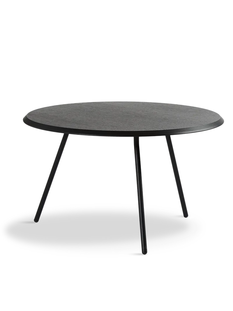 Soround Sofabord van WOUD in Sort Ask (Ø75 x H44,50) – productfoto 5 van 5