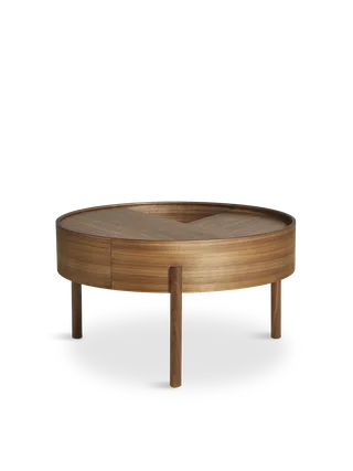 Arc Sofabord (66 cm) by WOUD in Valnød – product photo 4 of 4