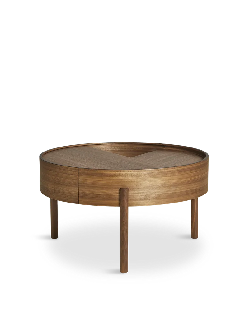 Arc Sofabord (66 cm) by WOUD in Valnød – product photo 4 of 4