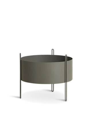 Pidestall Plantekasse (medium) von WOUD in Taupe – Produktfoto 5 von 5