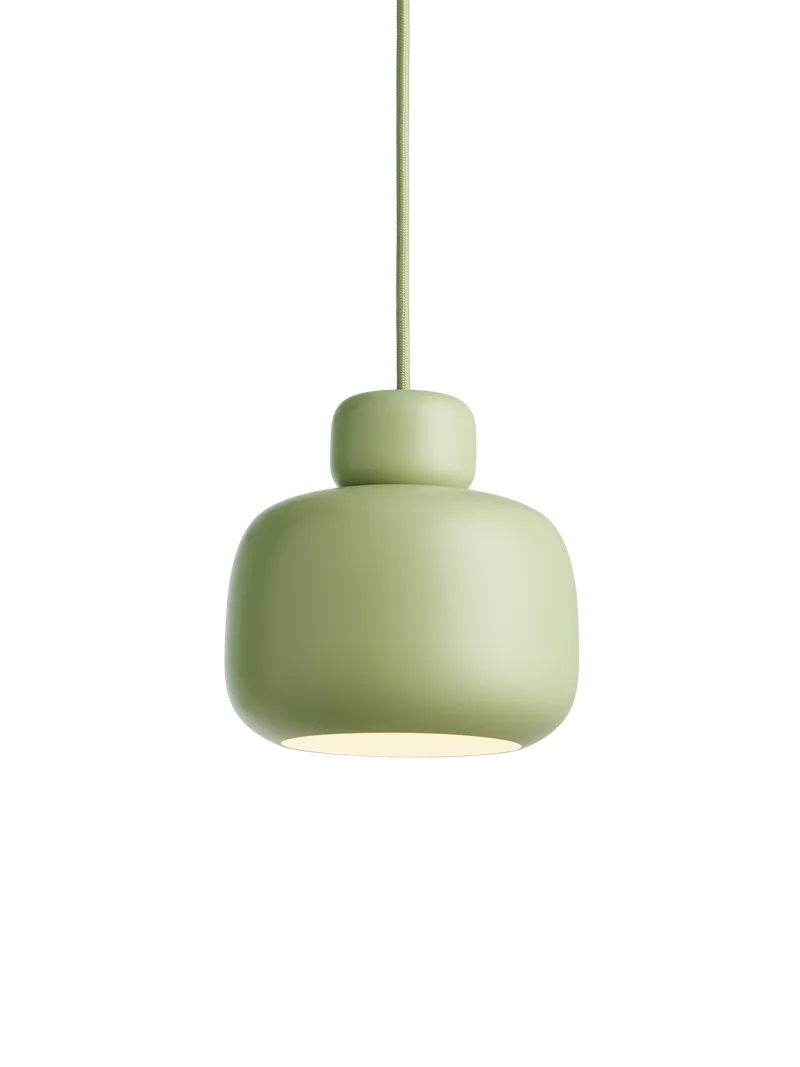 Stone Pendel (lille) by WOUD in Matchagrøn – product photo 2 of 4