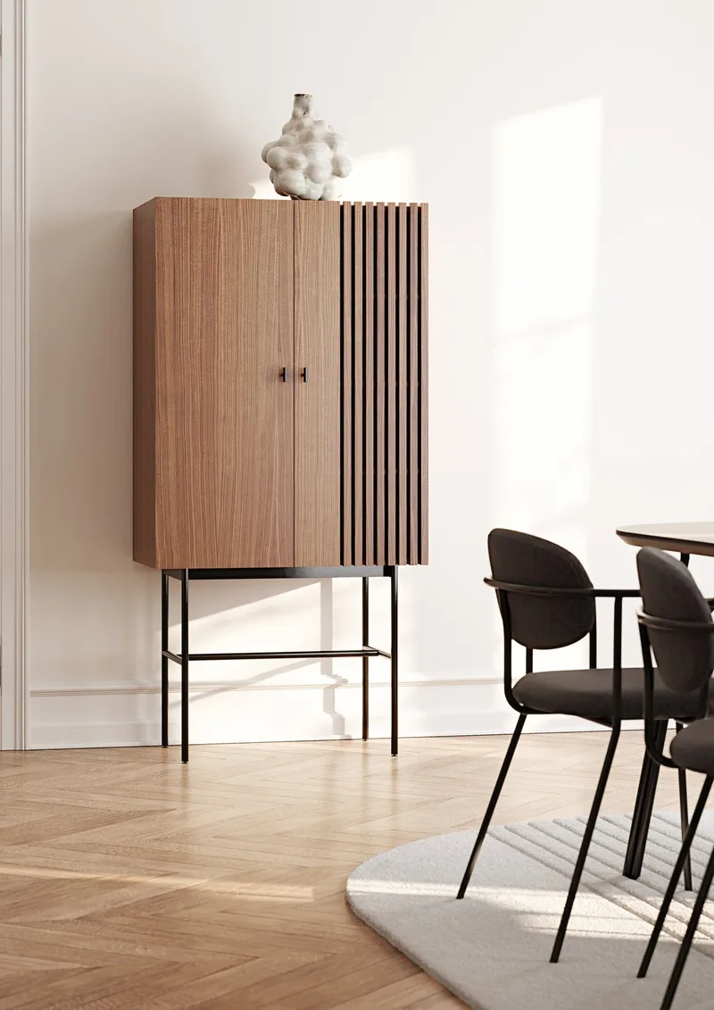 Array Kabinet (80 cm) van WOUD in Valnød – sfeerfoto 2 van 3