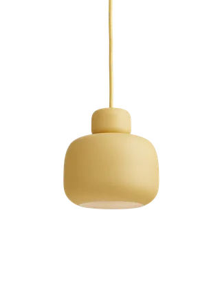 Stone Pendel (lille) by WOUD in Mustard – product photo 4 of 4