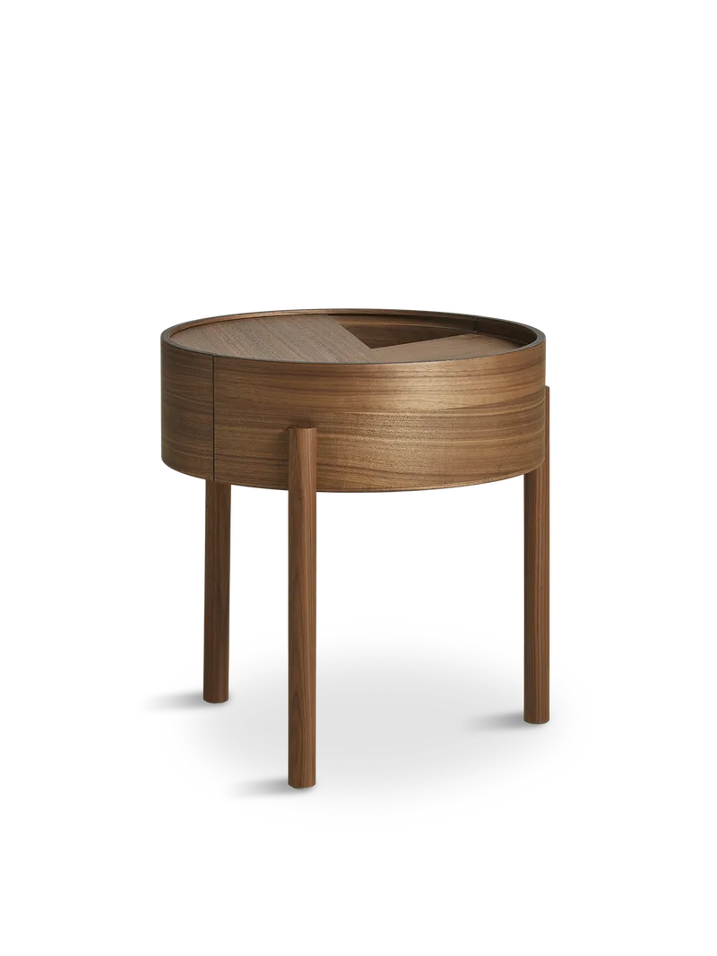 Arc Sidebord (42 cm) by WOUD in Valnød – product photo 1 of 4