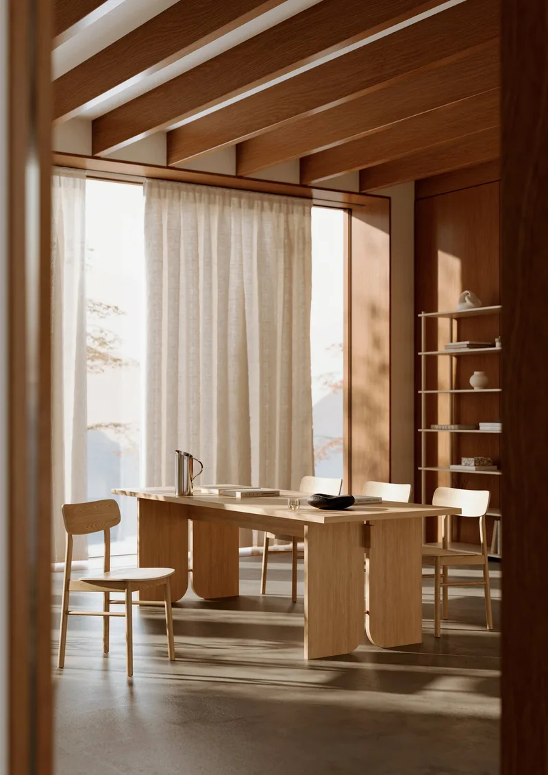 Kimono Spisebord - Eg de WOUD – photo d’ambiance 4 sur 4