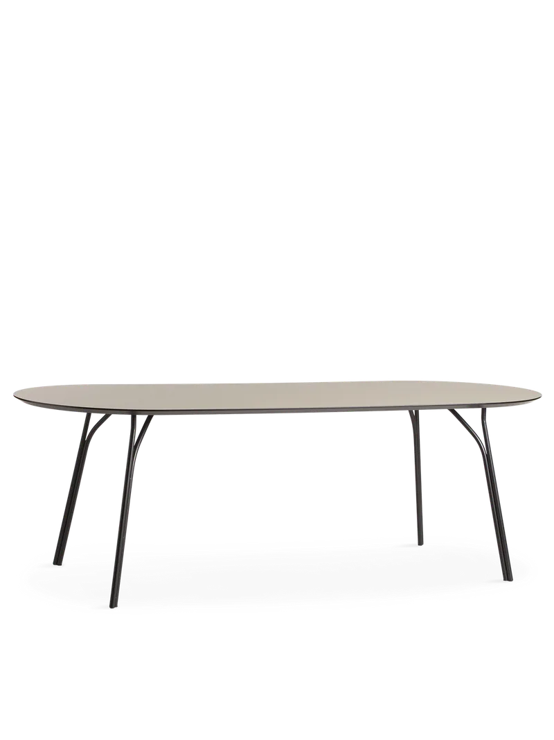 Tree Spisebord (220 cm) by WOUD in Beige/Sort – product photo 4 of 4