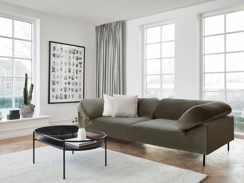 Collar 2.5-personers by WOUD in Taupe – interior photo 1 of 3