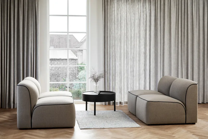 Flora Midtermodul (90 cm) by WOUD in Varm beige – interior photo 2 of 4