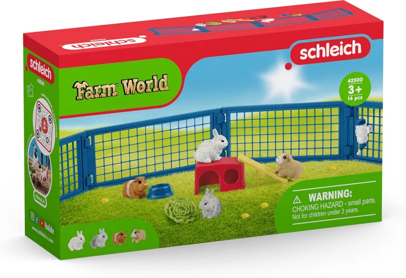 42500 Rabbit and guinea pig hutch de Schleich – photo du produit