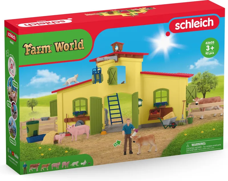 42605 Großer Stall mit Tieren und Zubehör von Schleich – Produktfoto