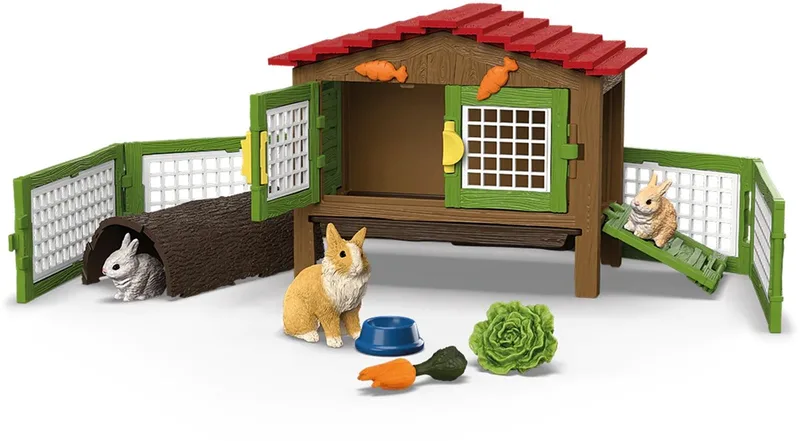42728 Konijnenhok van Schleich – productfoto